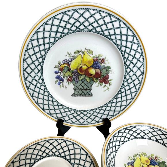Villeroy & Boch 'Basket' anno 1785 Germany Vitro Porzellan-Lot of 12 Pieces - Picture 4 of 7